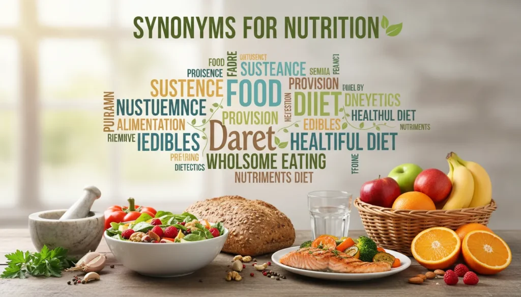 Synonyms for nutrition