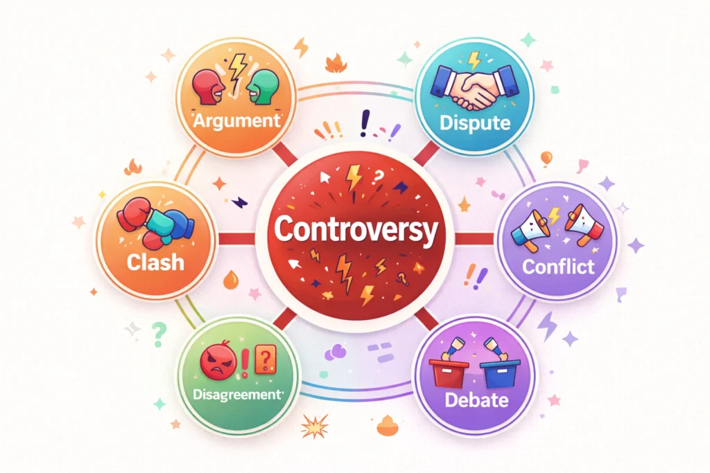 synonyms for controversy