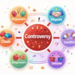 synonyms for controversy