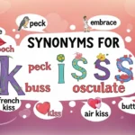Synonyms for kiss