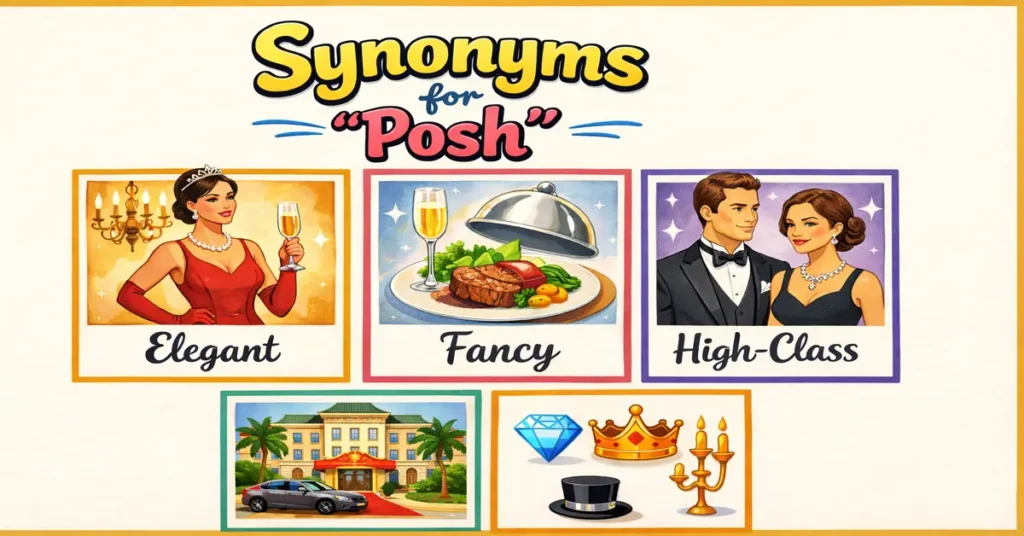 Synonyms for posh
