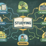 synonyms for studying