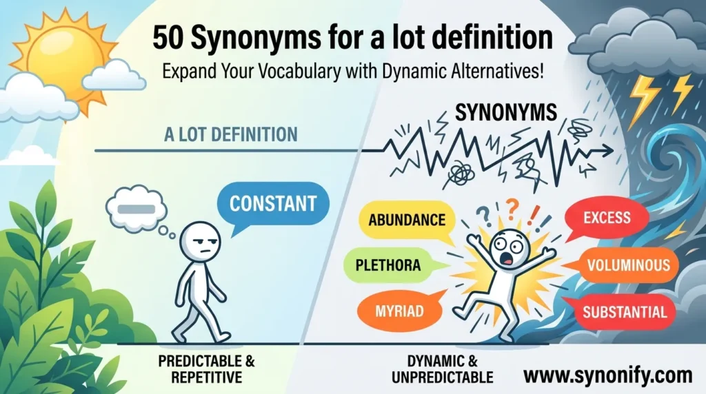 synonyms for a lot definition