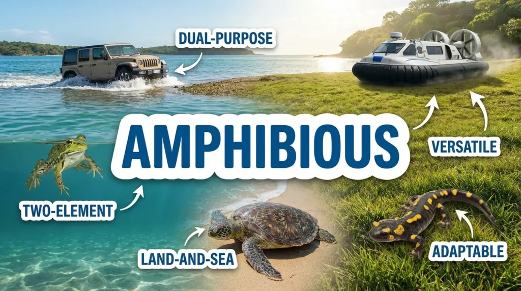 synonyms for amphibious