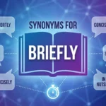 synonyms for briefly