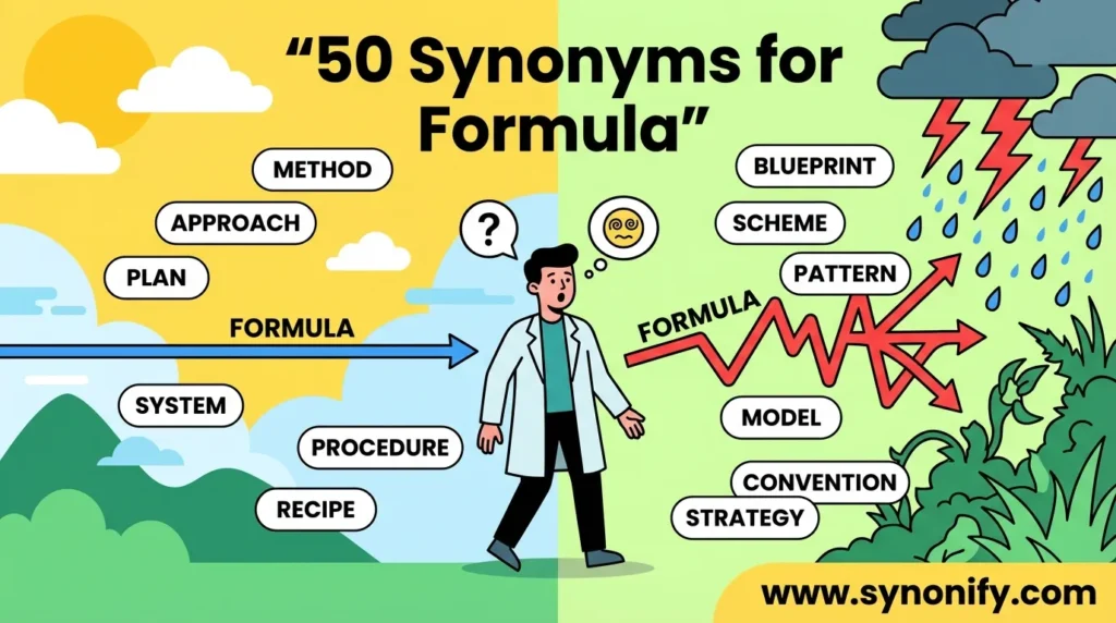 synonyms for formula