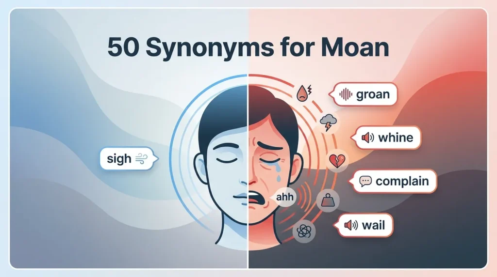 synonyms for moan