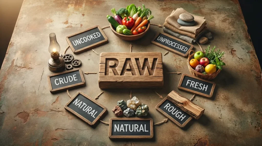 Synonyms for Raw: 50 Powerful Words to Use