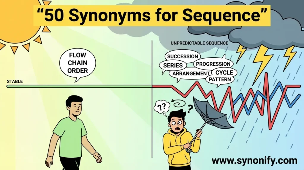 synonyms for sequence