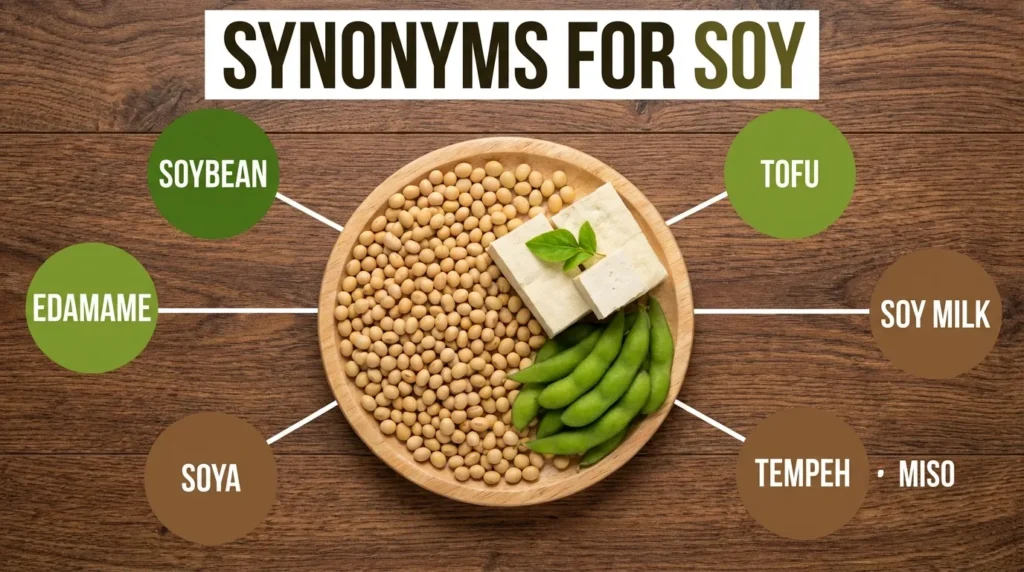 synonyms for soy
