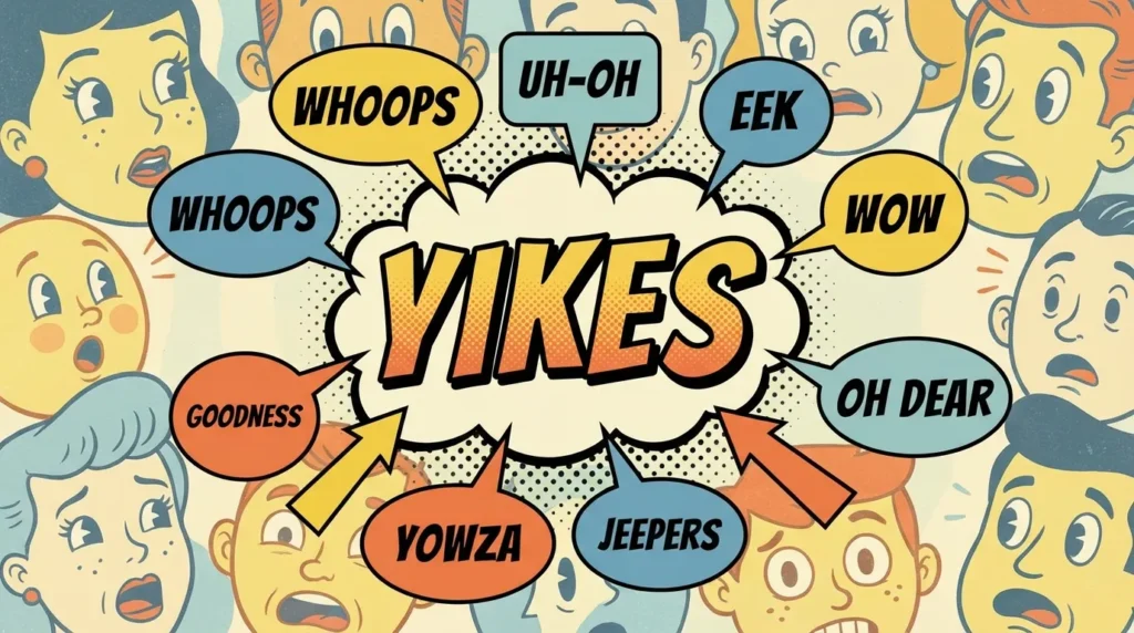 synonyms for yikes