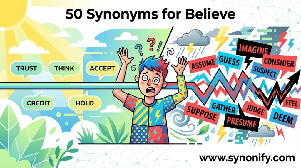 synonyms for believe