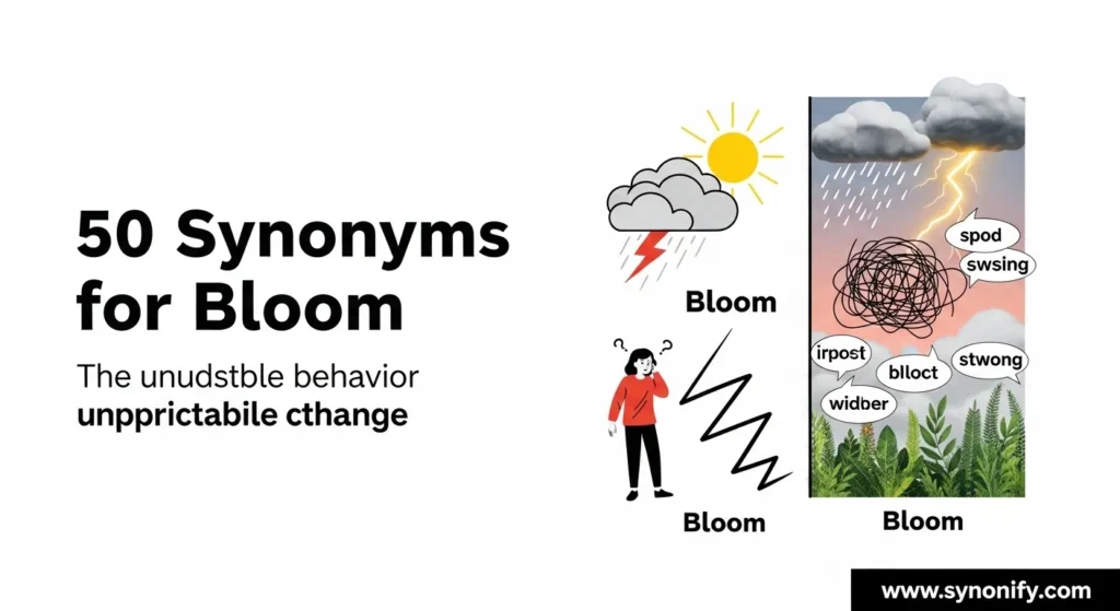 synonyms for bloom