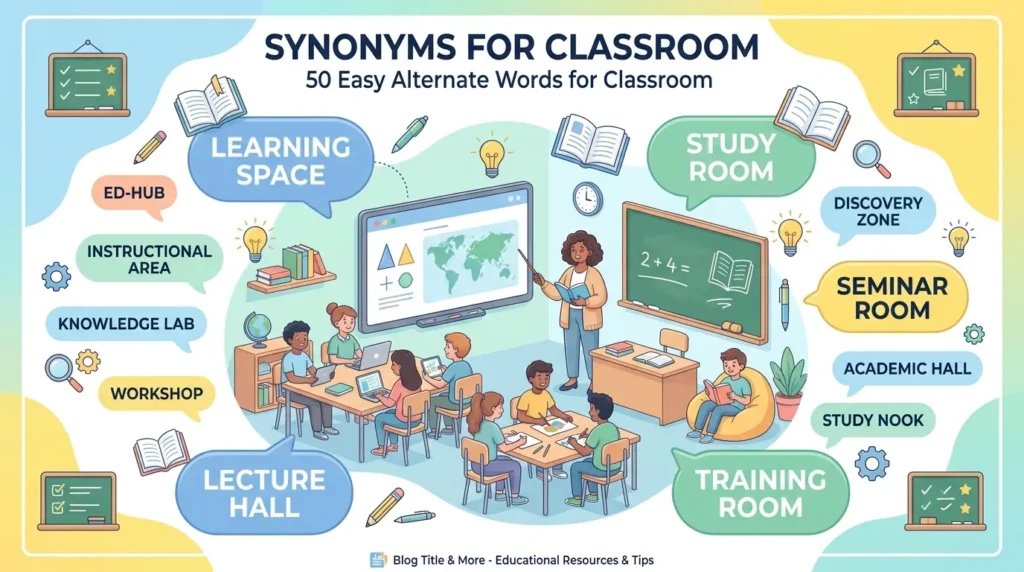 synonyms for classroom