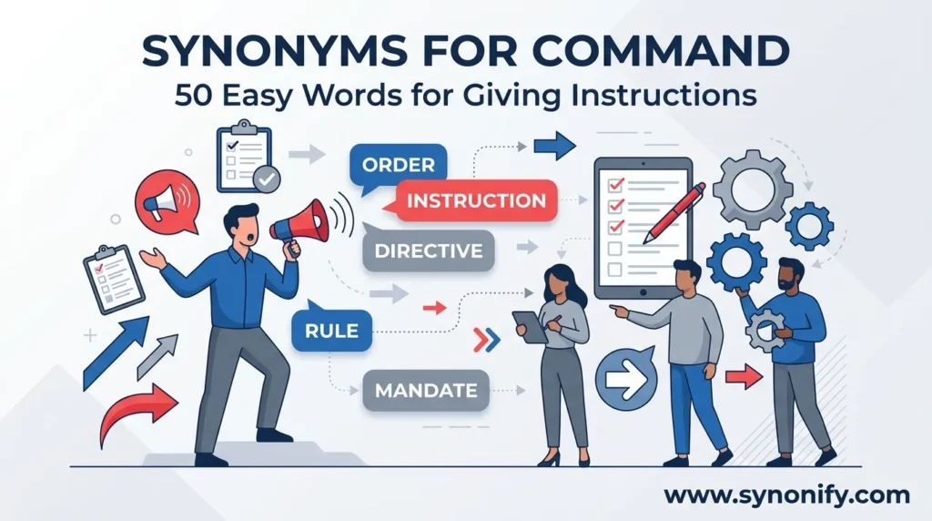 Synonyms for Command