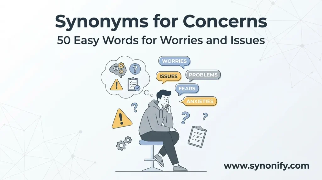synonyms for concerns