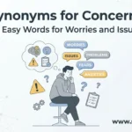 synonyms for concerns