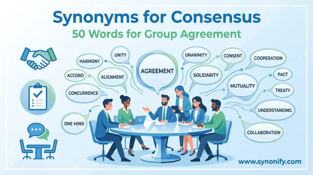 synonyms for consensus