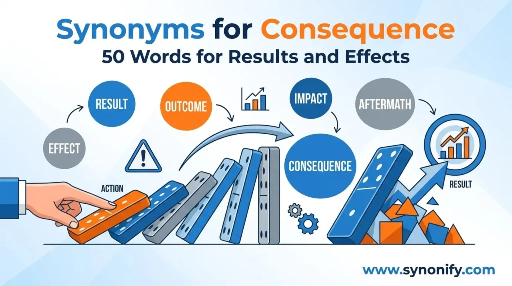 synonyms for consequence