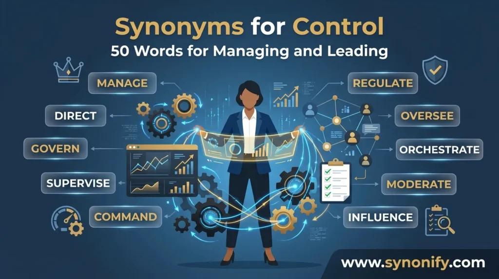 synonyms for control