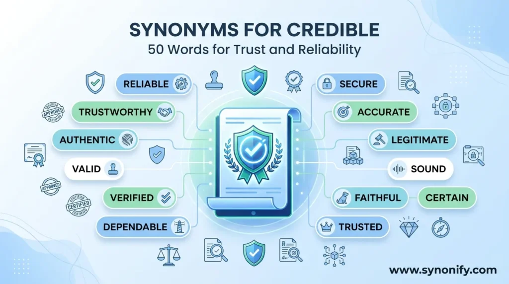 synonyms for credible