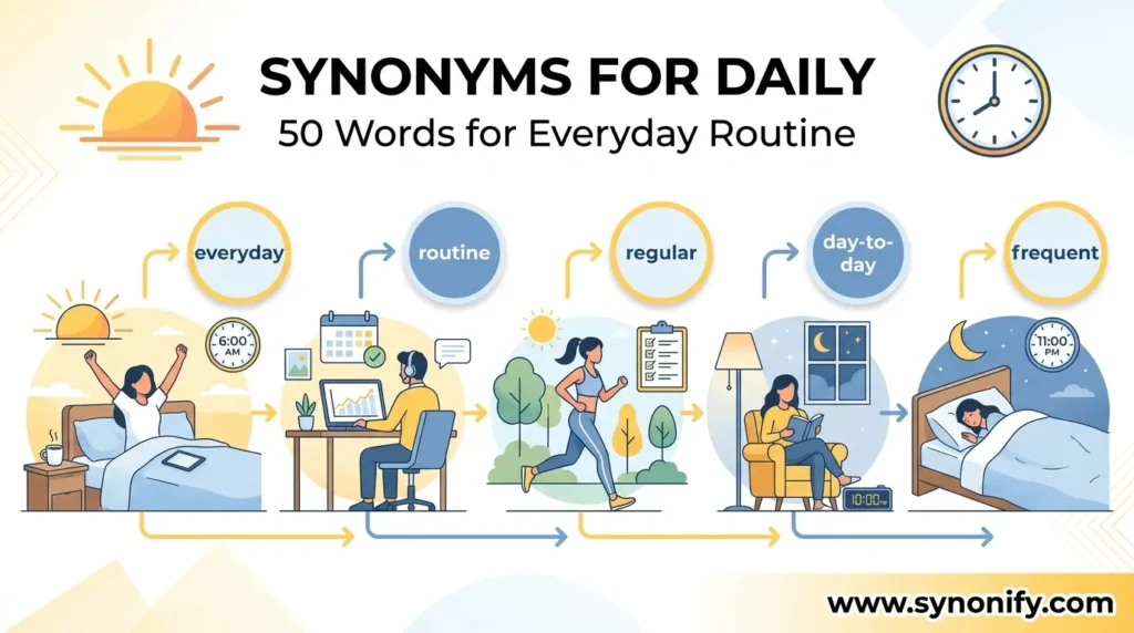 synonyms for daily
