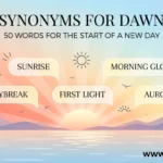 synonyms for dawn