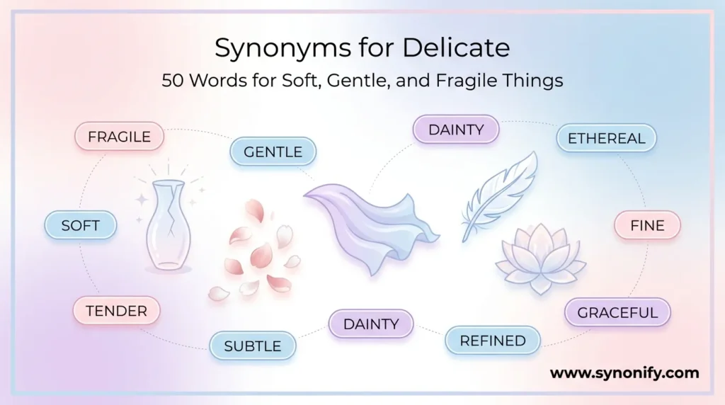 synonyms for delicate