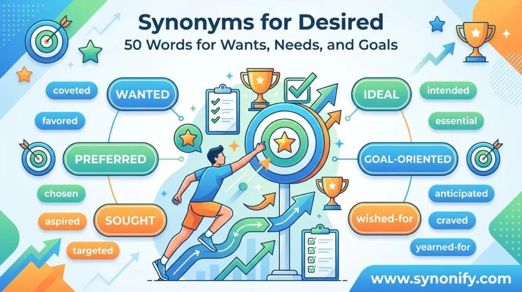 synonyms for desired