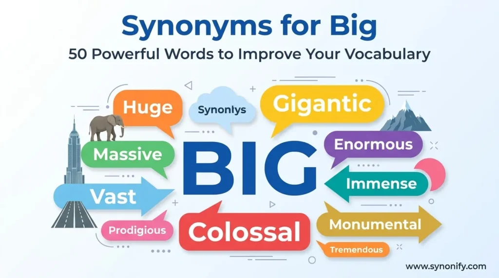 synonyms for big
