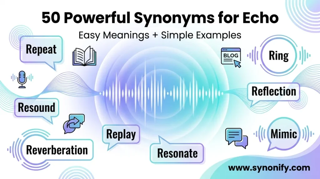 synonyms for echo