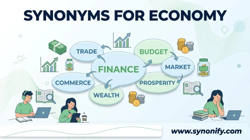 synonyms for economy