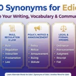 synonyms for edict