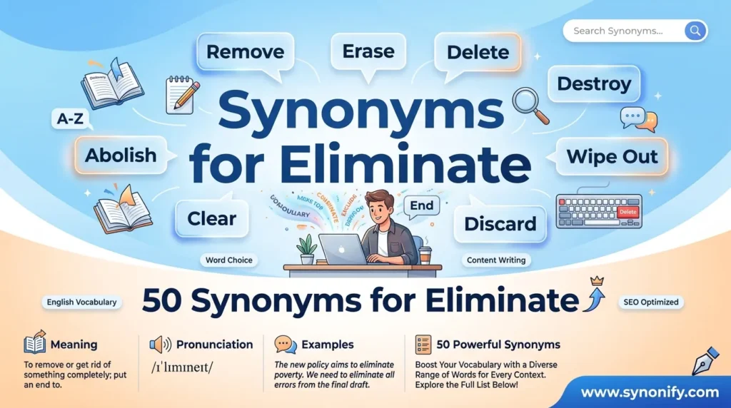 synonyms for eliminate