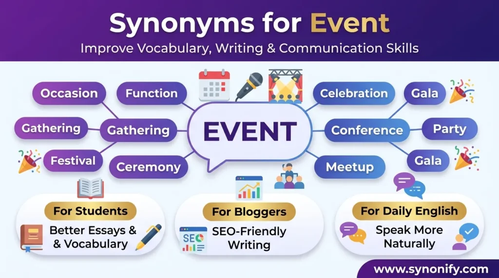 synonyms for event