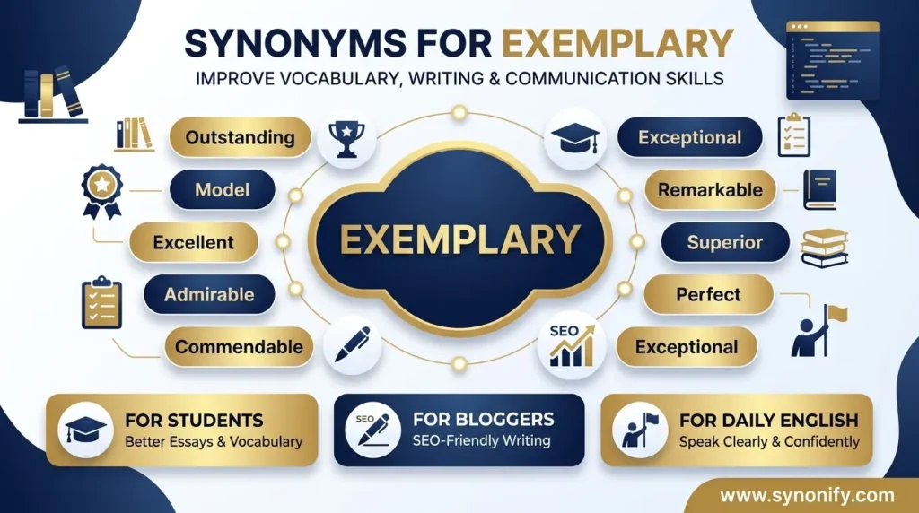 synonyms for exemplary
