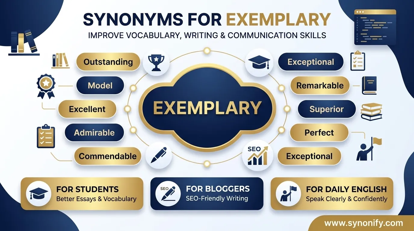 synonyms for exemplary