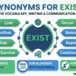 synonyms for exist