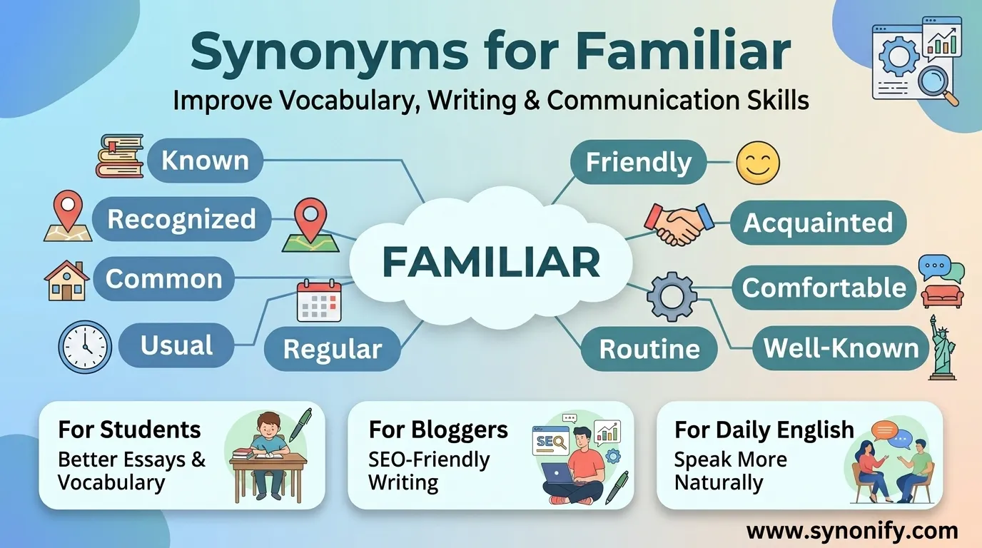 synonyms for familiar