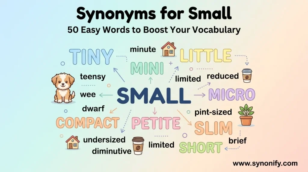 synonyms for small