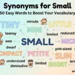 synonyms for small