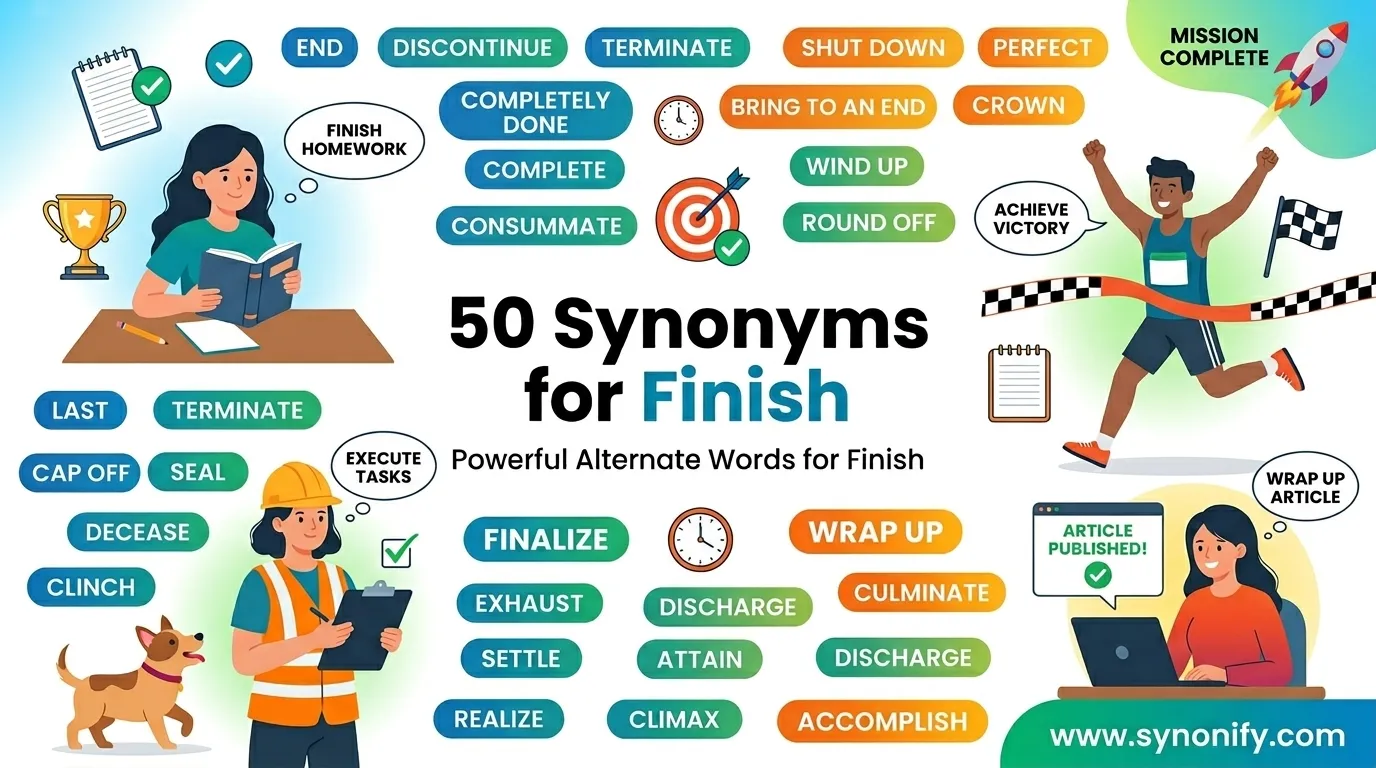 synonyms for finish