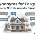 synonyms for forgotten