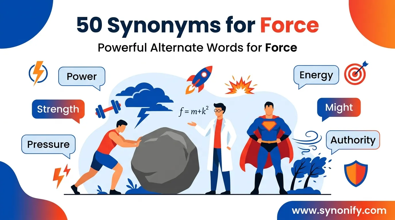synonyms for force